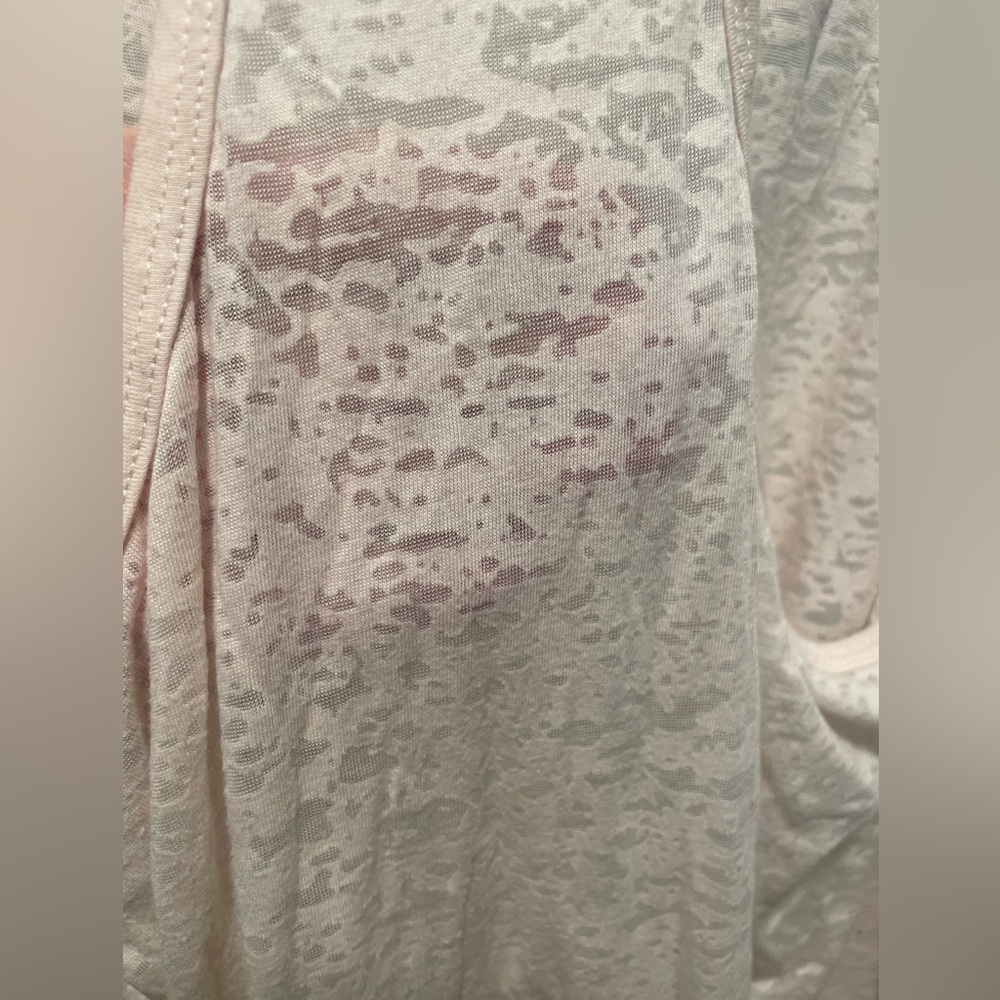 Unity Soft Pink Textured Design Relaxed Tank Top - Picture 5 of 5